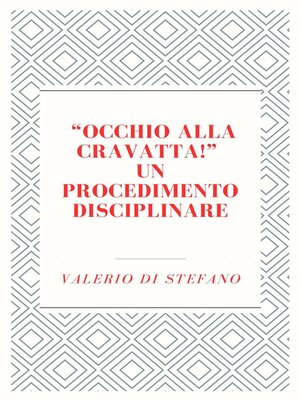 cover image of "Occhio alla cravatta!"